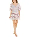 Ash & Eden Fanana Mini Dress In White
