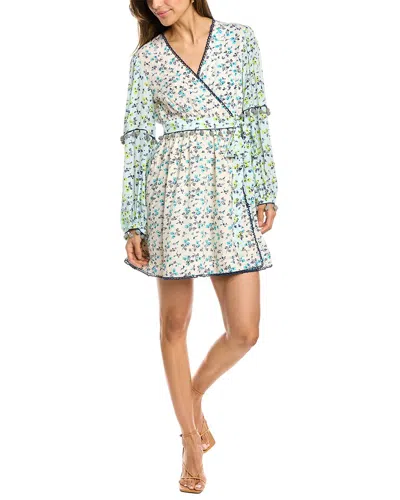 ASH & EDEN ASH & EDEN FARA MINI WRAP DRESS