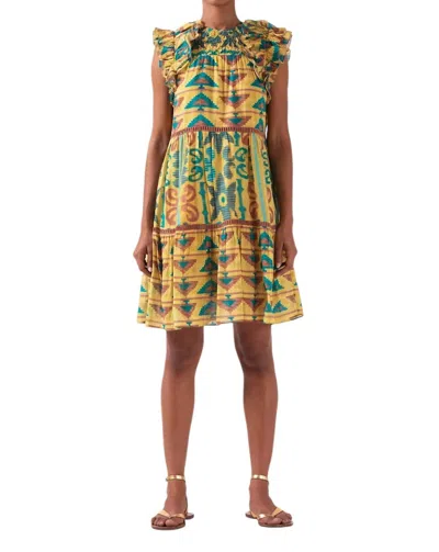 ASH & EDEN OLGA MINI TIERED DRESS IN FREE SPIRIT