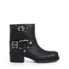 Ash Round-headed Short Boots In Black