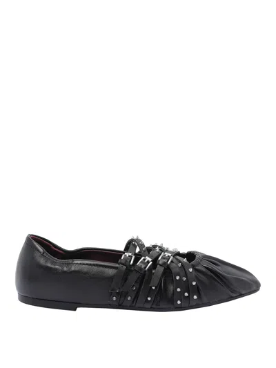 Ash Brendah Flats In Black