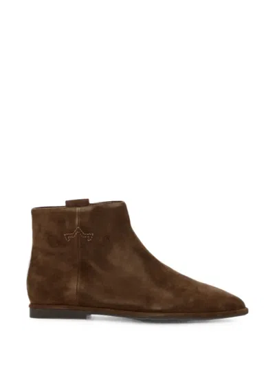 Ash Bali Ankle Boots In Brown