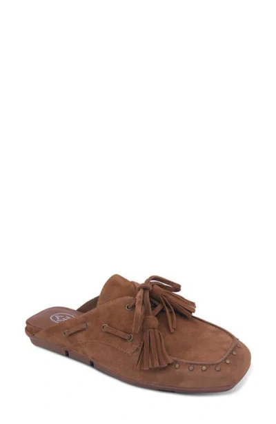 Ash Bavaria Studded Lace-up Mule In Brown