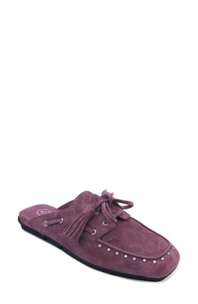 Ash Bavaria Studded Lace-up Mule In Pink
