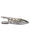 Ash Bazaar Slingback Stud Embellished Sandals
