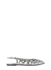 Ash Bazaar Slingback Stud Embellished Sandals