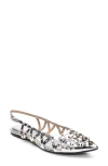 Ash Bazaar Slingback Stud Embellished Sandals In Silver