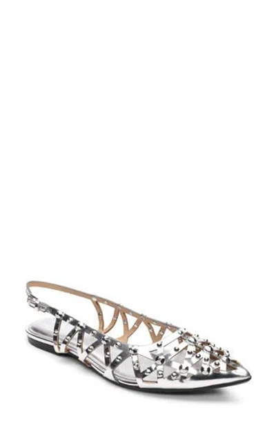 ASH ASH BAZAAR STUD SLINGBACK FLAT