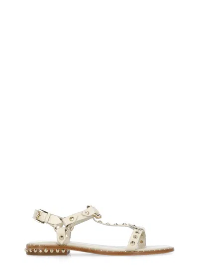 Ash Beige Patsy Leather Sandal