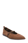 Ash Bella Studded Mary Jane Flat In Brown