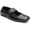 Ash Beverly Mary Jane Flat In Black