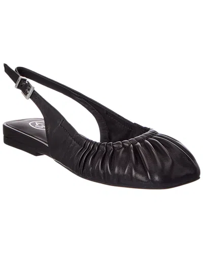 Ash Bibi Leather Slingback In Black