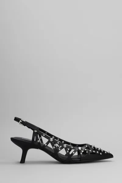 Ash Bizarre Pumps In Black Leather