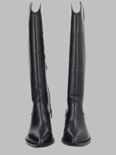 Ash Dolly Western Boots In Black