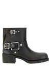 Ash Black Leather Boots In Black