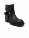 Ash Black Leather Boots In Black