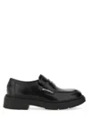 Ash Black Leather Loafers In Multi