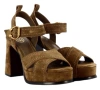 Ash Black Leather Sandals