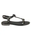 Ash Mini Luxe Sandals For Women In Black