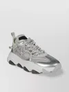 Ash Bold Sole Sneakers With Mesh And Metallic