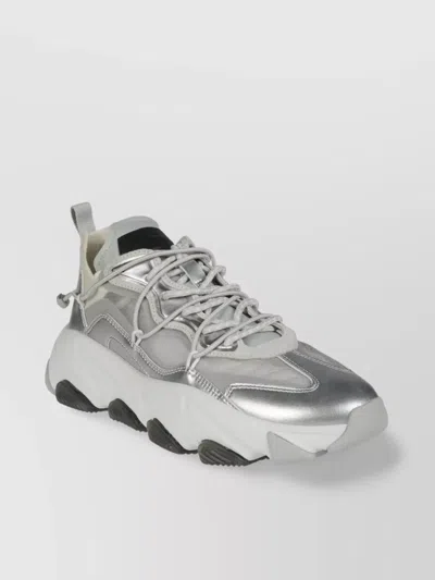 Ash Bold Sole Sneakers With Mesh And Metallic In Multi