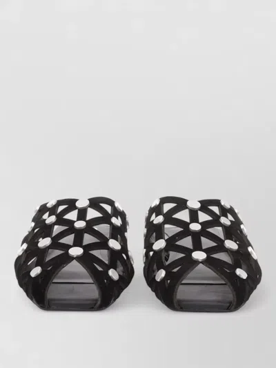 ASH BONE 01 FLAT SLIDE SANDAL CAGE