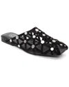 Ash Bone Stud-embellished Cut-out Sandals In Black