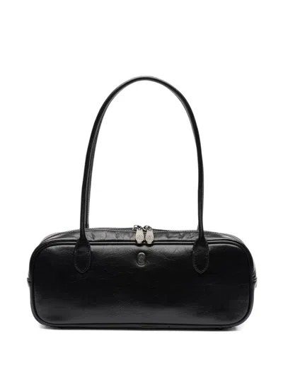Ash Boom Leather Tote Bag In Purple
