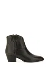 Ash Hunger" Ankle Boots In Black