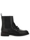 Ash Wings Studs Black Chelsea Boot In Black