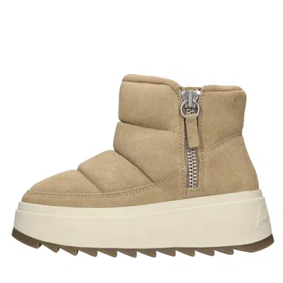 Ash Boots In Beige Chari