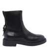 Ash Short Boots With Chunky Heel And Buckle In Black