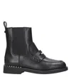 Ash Wings Studs Black Chelsea Boot In Black