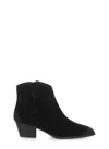 Ash Woman Ankle Boots Dark Brown Size 8 Leather In Black