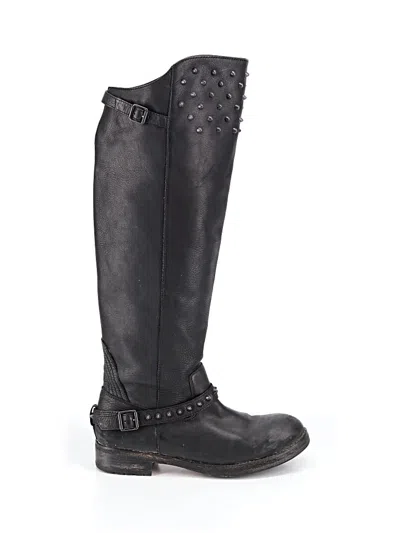 Pre-owned Ash Boots In Black