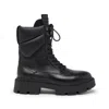 Ash Women's Combo A:mustang Blk Boot In Blk/shinypuffy