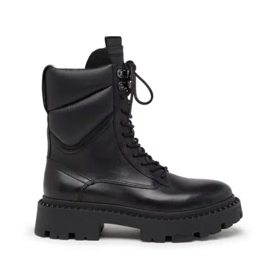 Ash Boots In Blk/shinypuffy