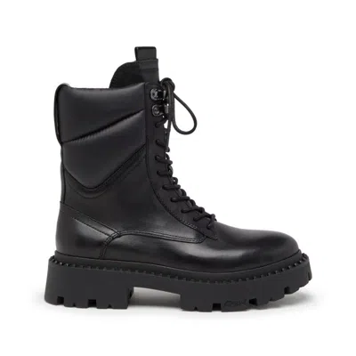 Ash Gotta Black Combat Boot