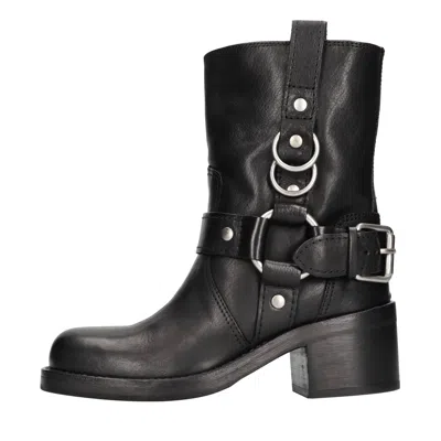 Ash Boots In Nero Neri E Grigi
