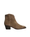 Ash Stivaletti In Pelle Scamosciata Marrone In Brown
