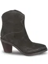 Ash Judy Texan Ankle Boots In Grey Suede In Velours Bistro