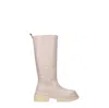 Ash Boots Women Leather Beige/cream