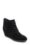 Ash Boradia Wedge Sneaker In Black