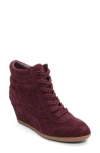 Ash Boradia Wedge Sneaker In Red