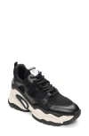 Ash Born Wedge Sneaker In Black