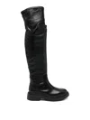 Ash Maxim Over-the-knee Boots In Black