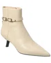 Ash Britney Leather Bootie In Brown