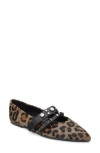 Ash Britnie Pointed Toe Flat In Green