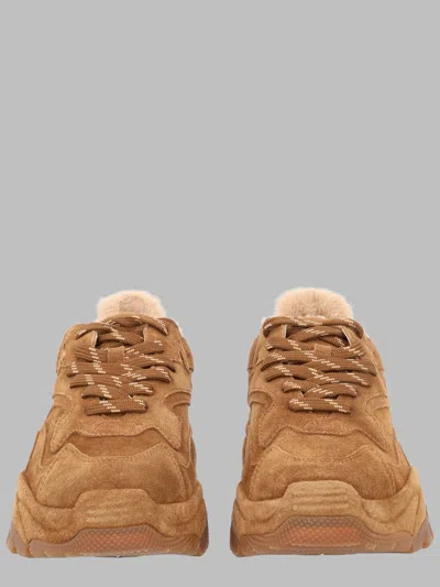 Ash Mini Sneaker In Bis Fur Finish In Brown