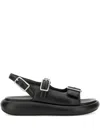 Ash Buckle-detail Platform Sandals In Black